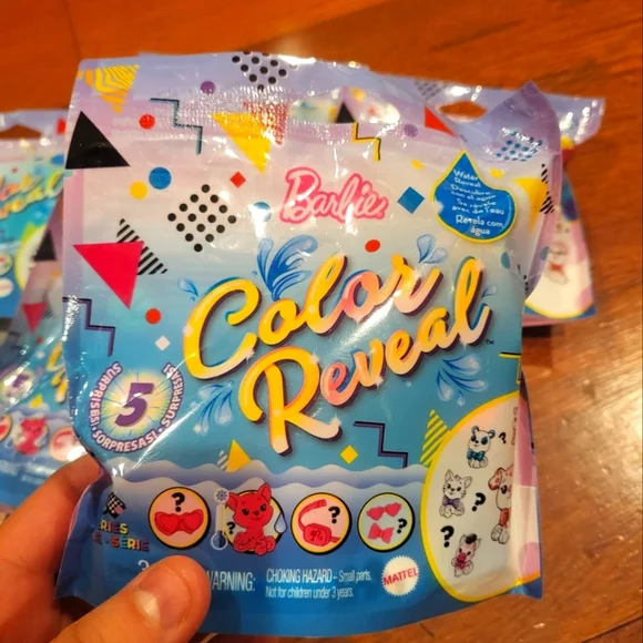 Barbie Color Reveal Blind Bags pet series - set of 5 NWT NIP - Picture 3 of 10